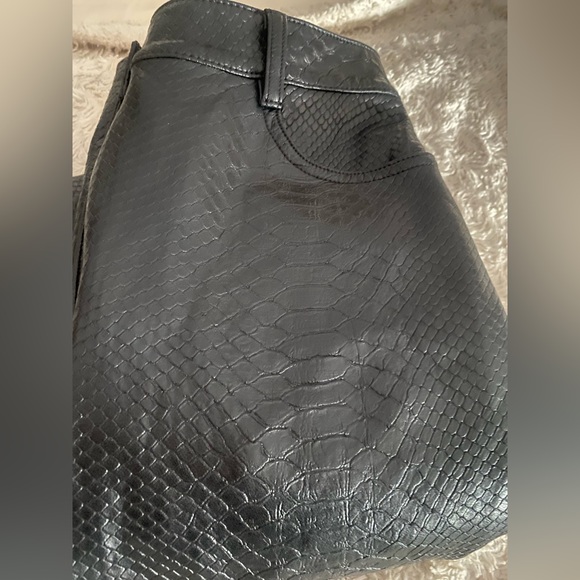 Aritzia snakeskin texture Melina pants - Picture 2 of 5